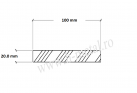 Platbanda aluminiu 100x20.0 mm 1